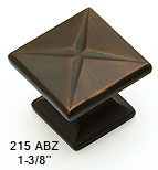 Schaub Ancient Bronze Knob 215-ABZ