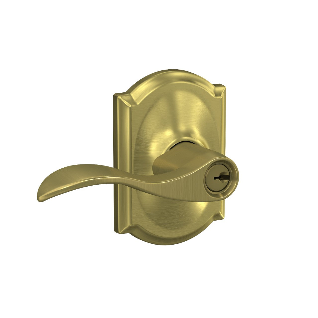 Schlage Accent Lever with Camelot Rosette
