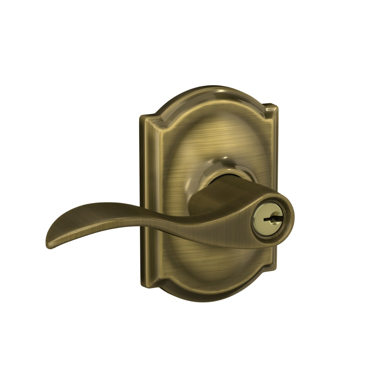 Schlage Accent Lever with Camelot Rosette