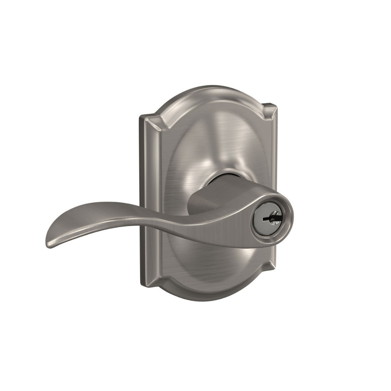 Schlage Accent Lever with Camelot Rosette
