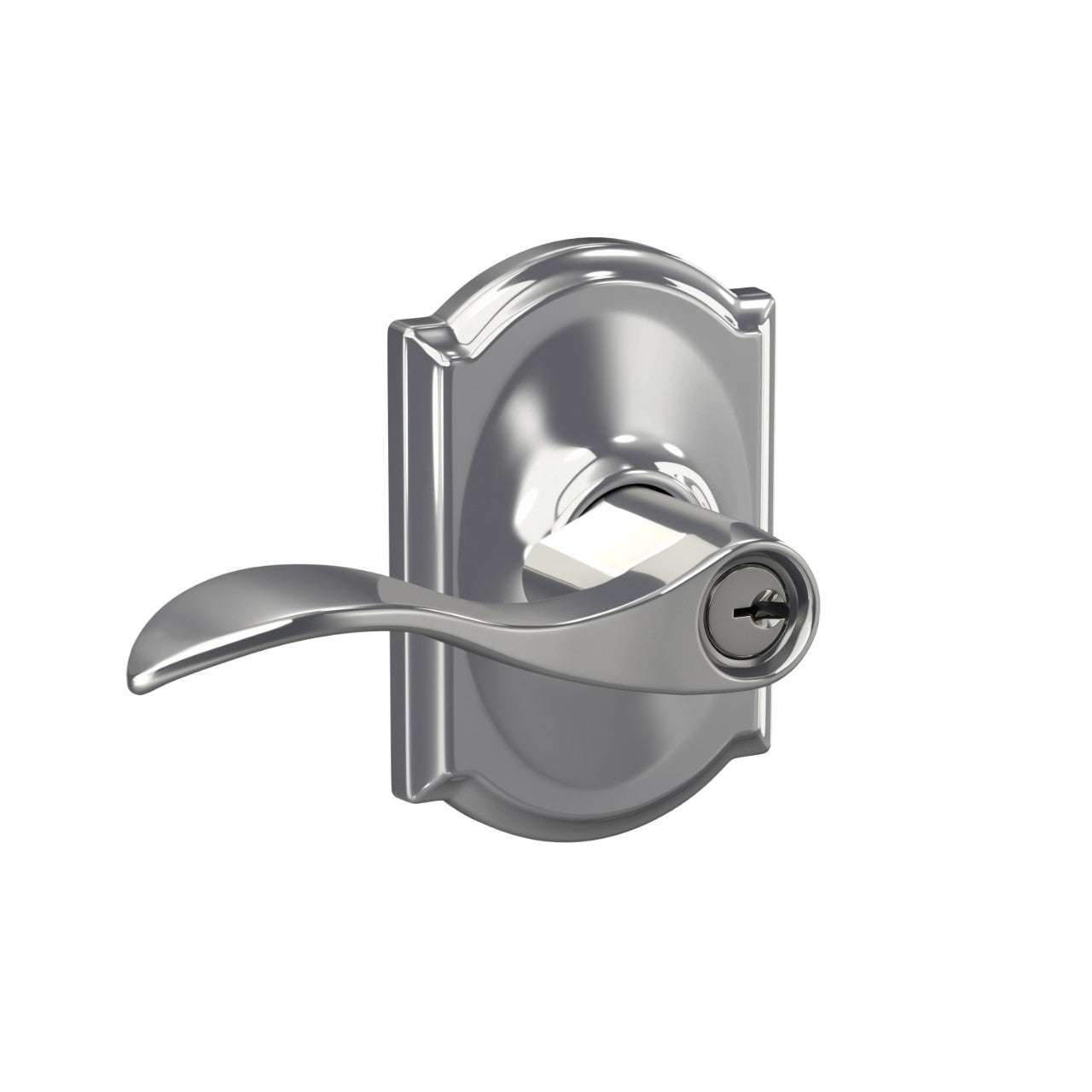 Schlage Accent Lever with Camelot Rosette