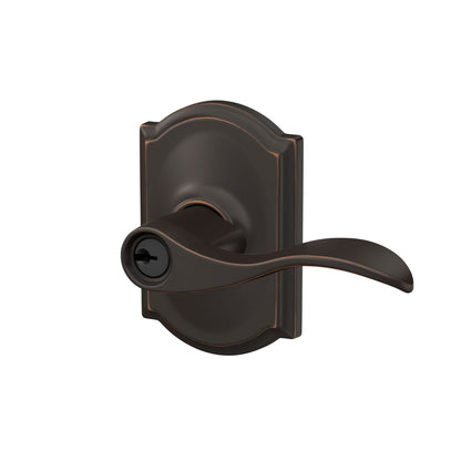 Schlage Accent Lever with Camelot Rosette