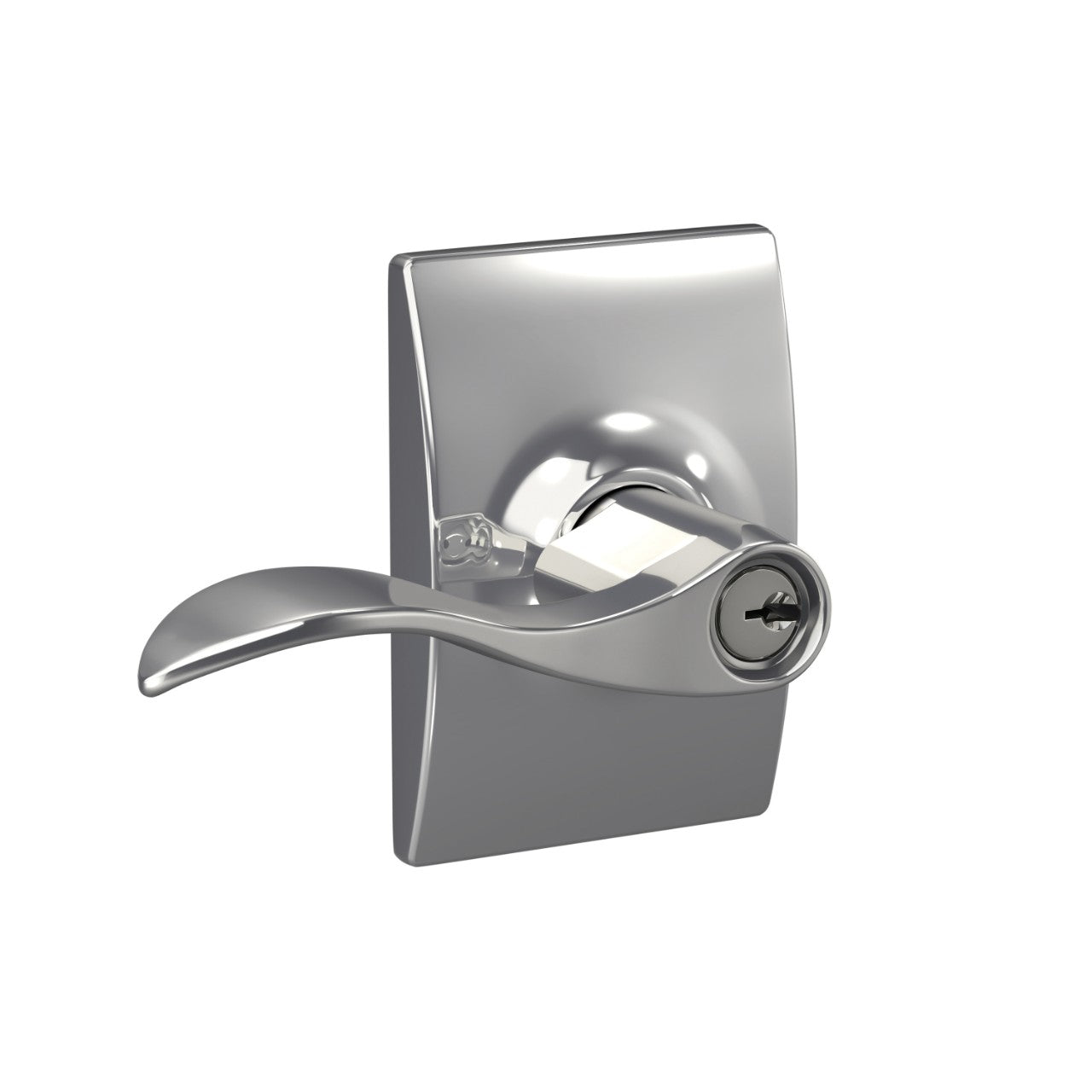 Schlage Accent Lever with Century Rosette