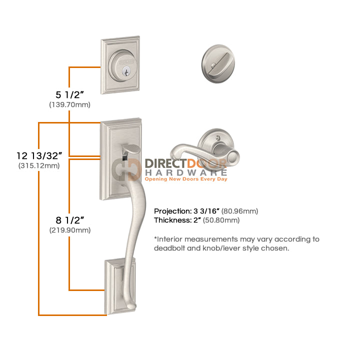 Schlage Addison Handleset