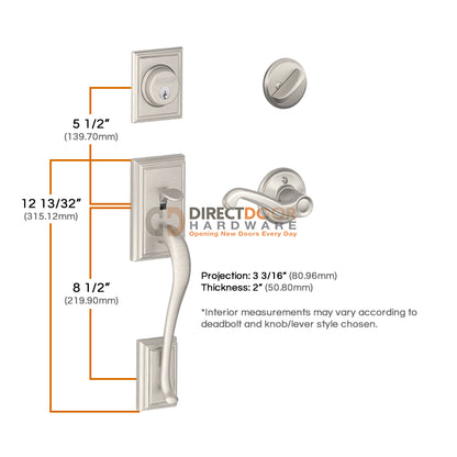 Schlage Addison Handleset
