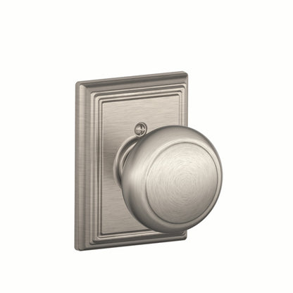 Schlage Andover Knob with Addison Rosette