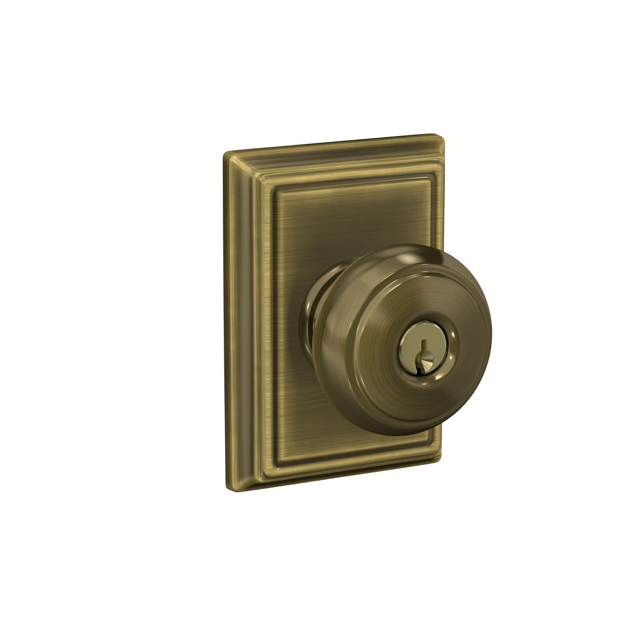 Schlage Andover Knob with Addison Rosette