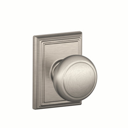 Schlage Andover Knob with Addison Rosette
