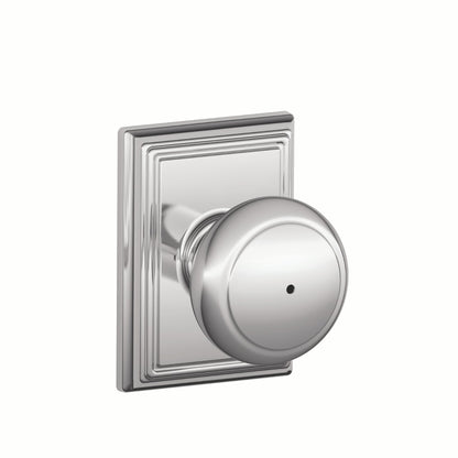 Schlage Andover Knob with Addison Rosette