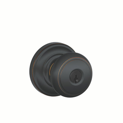 Schlage Andover Knob with Andover Rosette