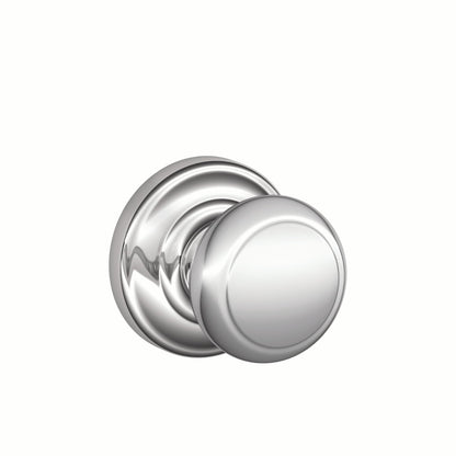 Schlage Andover Knob with Andover Rosette
