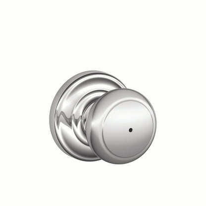 Schlage Andover Knob with Andover Rosette