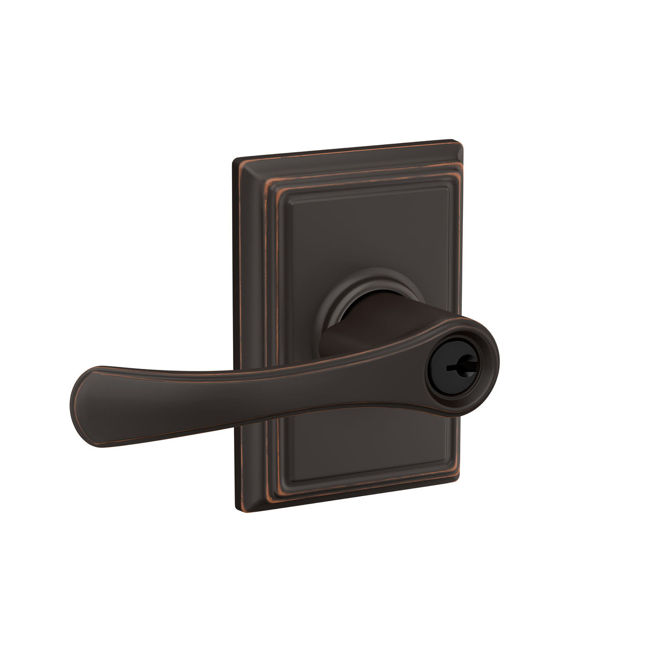 Schlage Avila Lever Handle with Addison Rosette