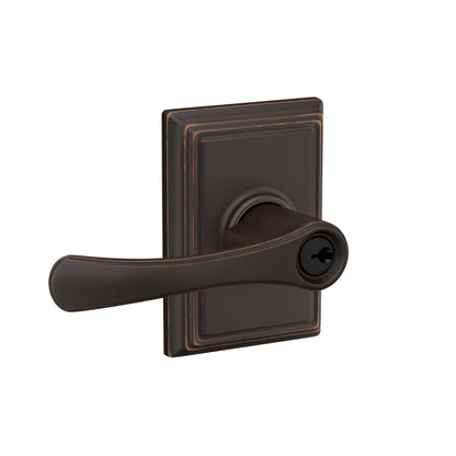 Schlage Avila Lever Handle with Addison Rosette