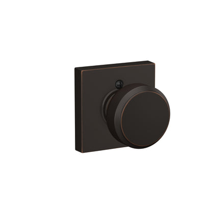 Schlage Custom Bowery Knob with Collins Rosette
