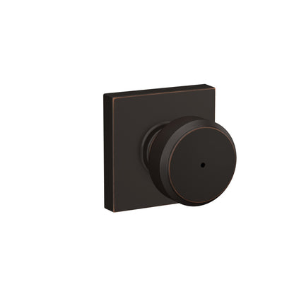 Schlage Custom Bowery Knob with Collins Rosette