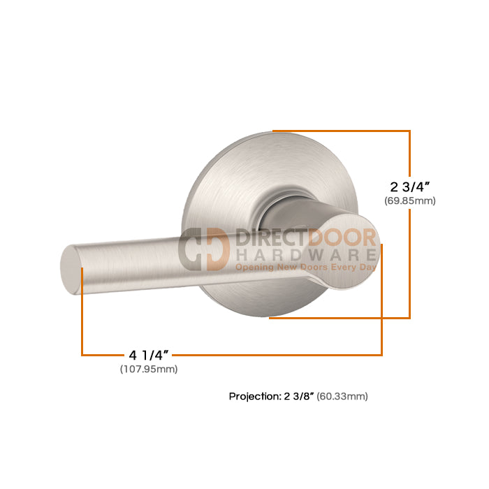 Schlage Broadway Lever with Plymouth Rosette