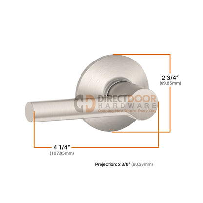Schlage Broadway Lever with Plymouth Rosette