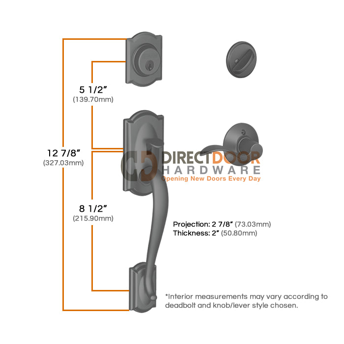 Schlage Camelot Handleset
