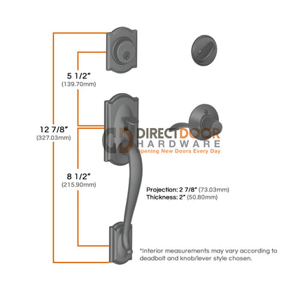 Schlage Camelot Handleset