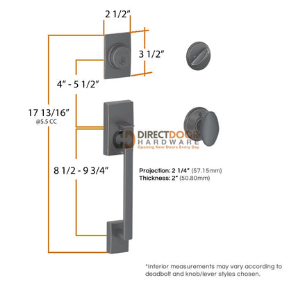 Schlage Century Handleset