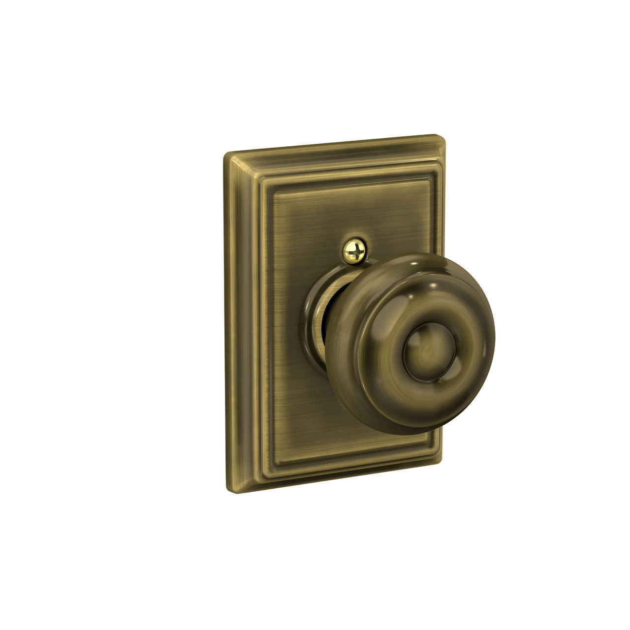 Schlage Georgian Knob with Addison Rosette