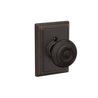 Schlage Georgian Knob with Addison Rosette