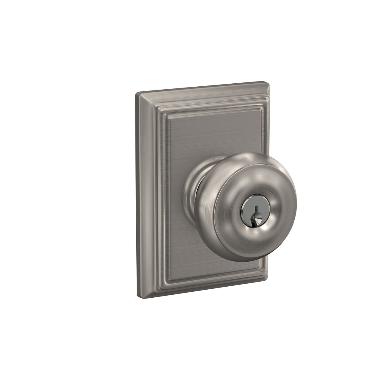 Schlage Georgian Knob with Addison Rosette