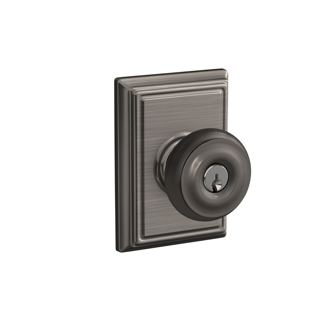 Schlage Georgian Knob with Addison Rosette
