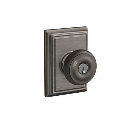 Schlage Georgian Knob with Addison Rosette