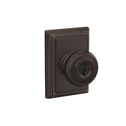 Schlage Georgian Knob with Addison Rosette