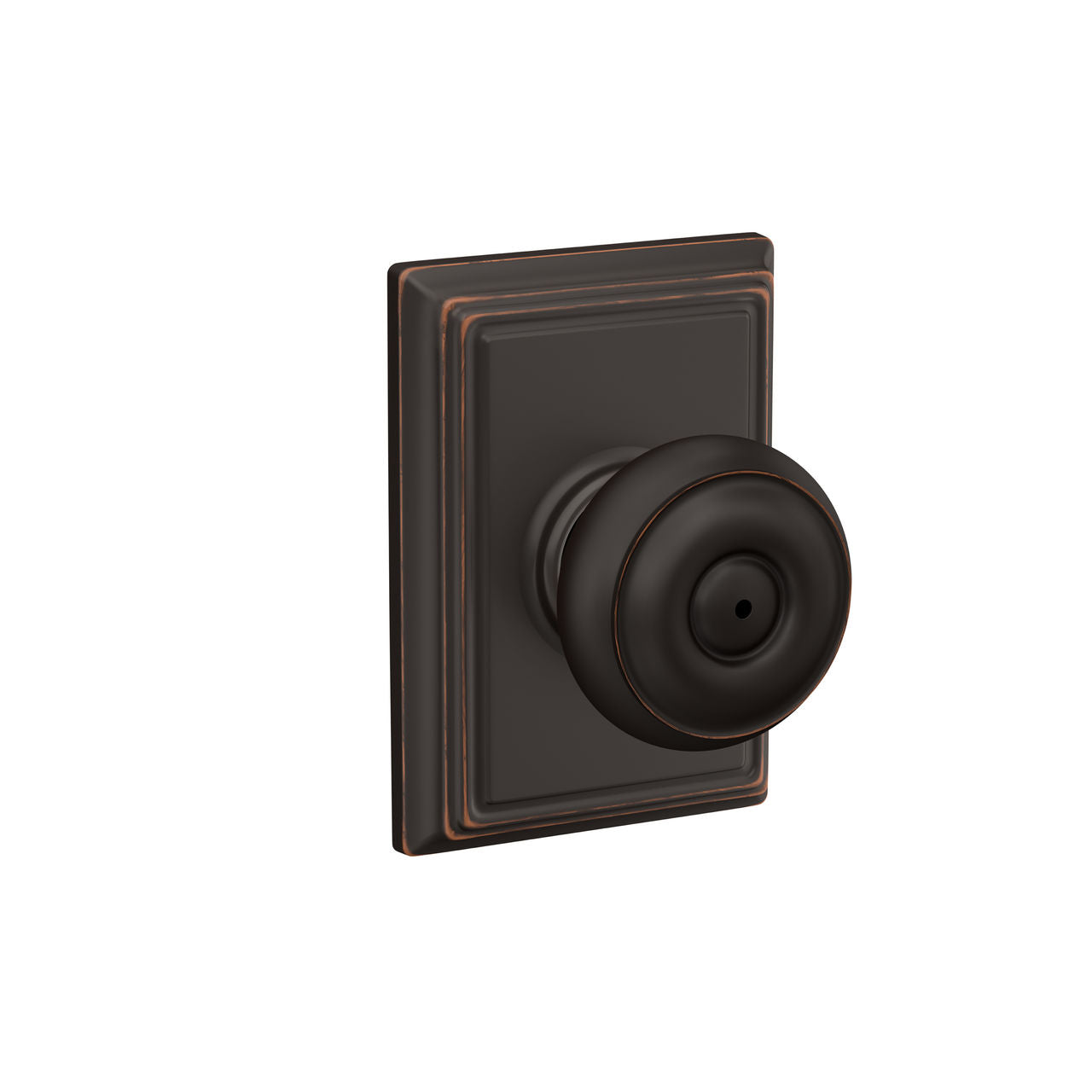 Schlage Georgian Knob with Addison Rosette