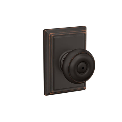 Schlage Georgian Knob with Addison Rosette