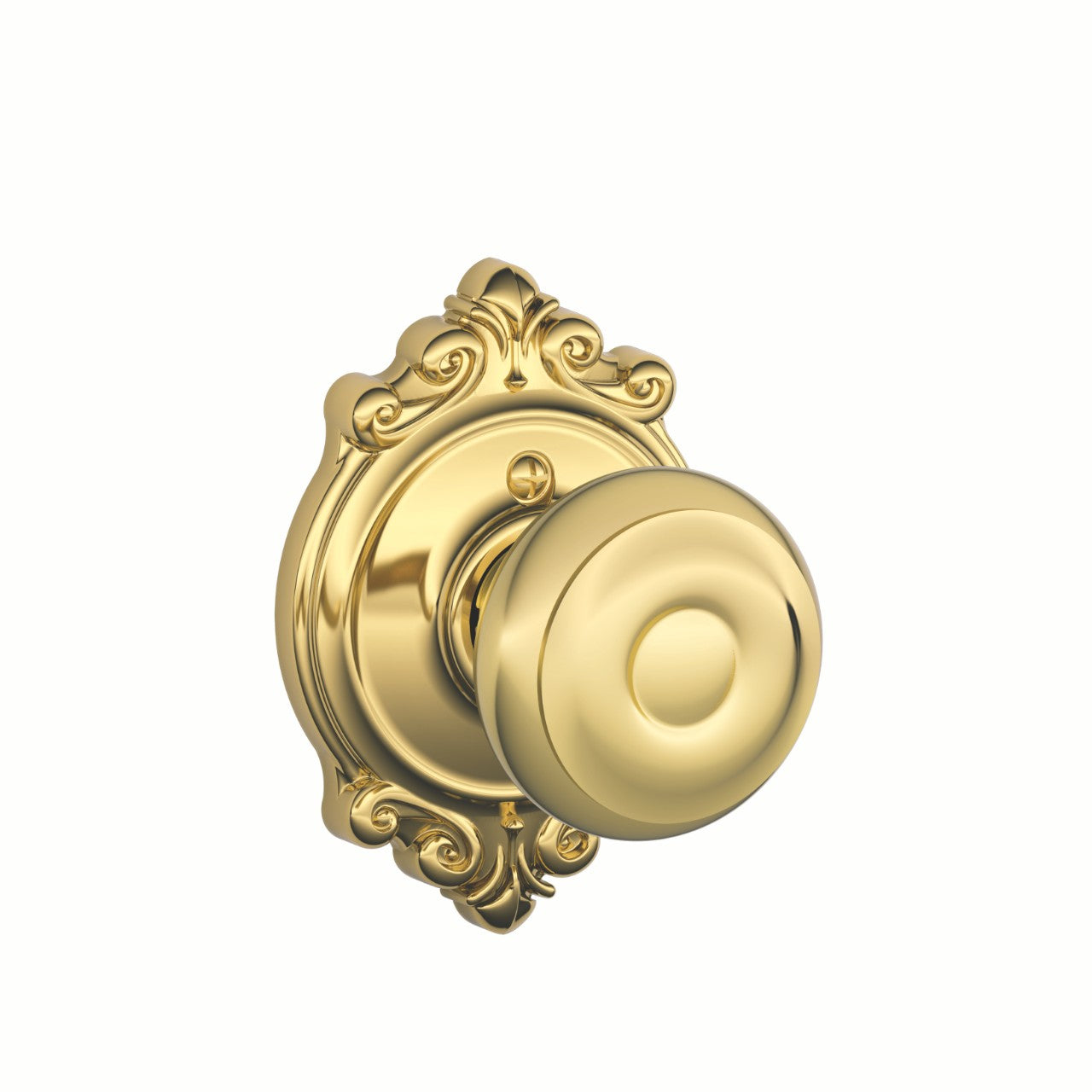 Schlage Georgian Knob with Brookshire Rosette