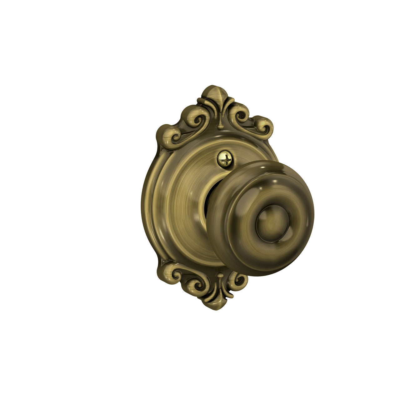 Schlage Georgian Knob with Brookshire Rosette