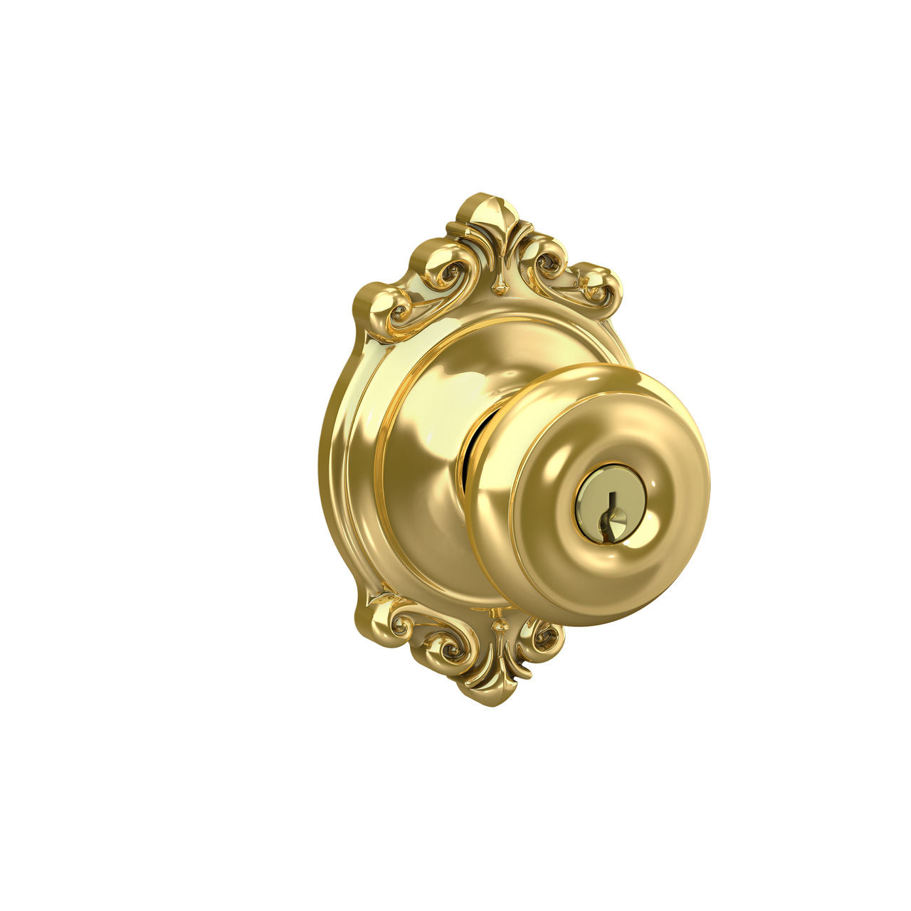 Schlage Georgian Knob with Brookshire Rosette