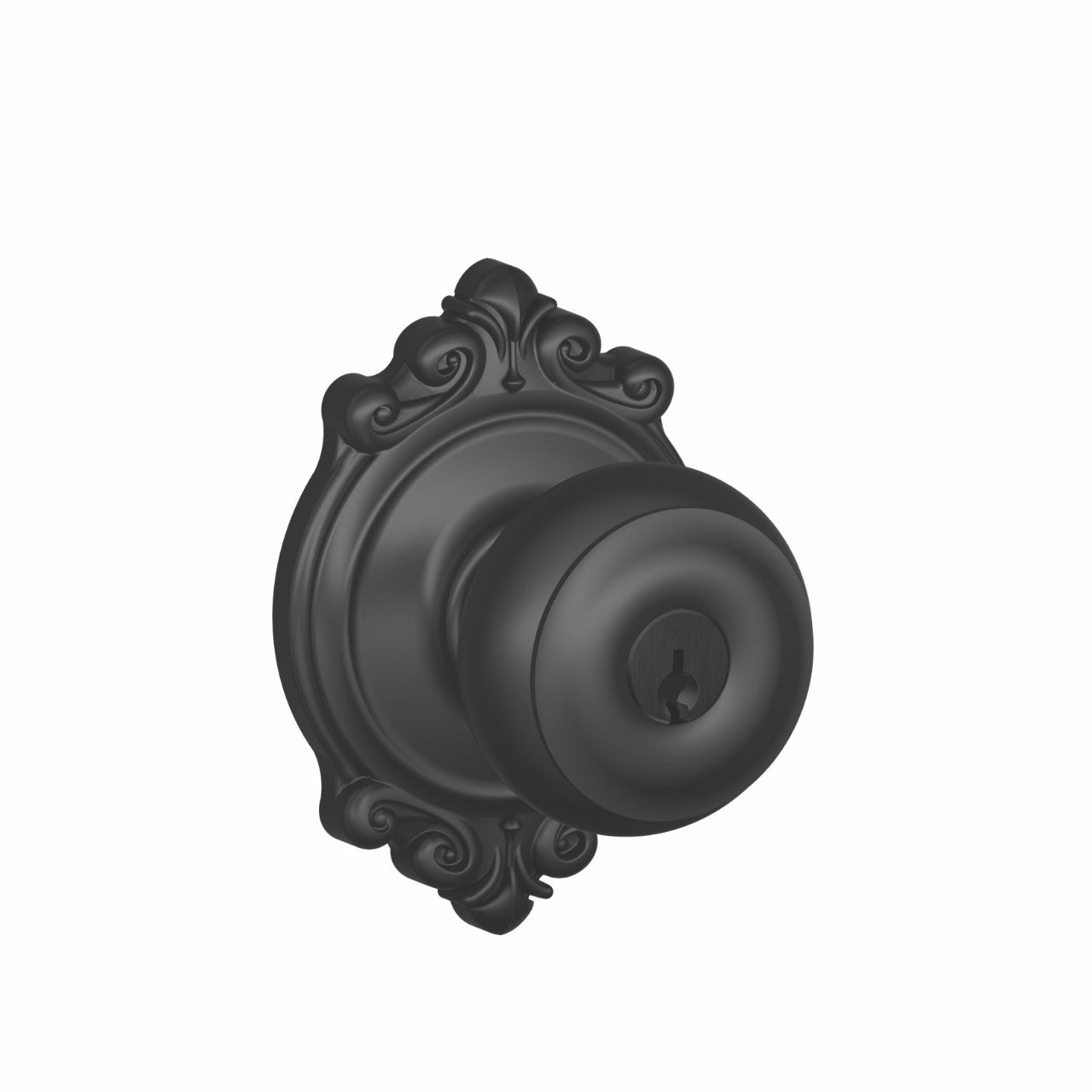 Schlage Georgian Knob with Brookshire Rosette