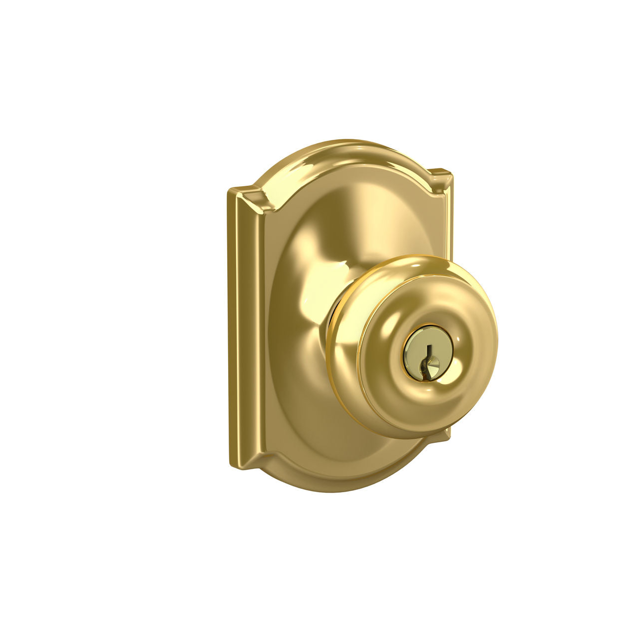 Schlage Georgian Knob with Camelot Rosette