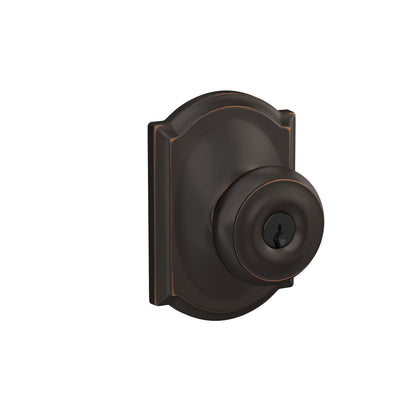 Schlage Georgian Knob with Camelot Rosette