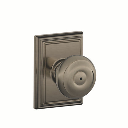 Schlage Georgian Knob with Addison Rosette