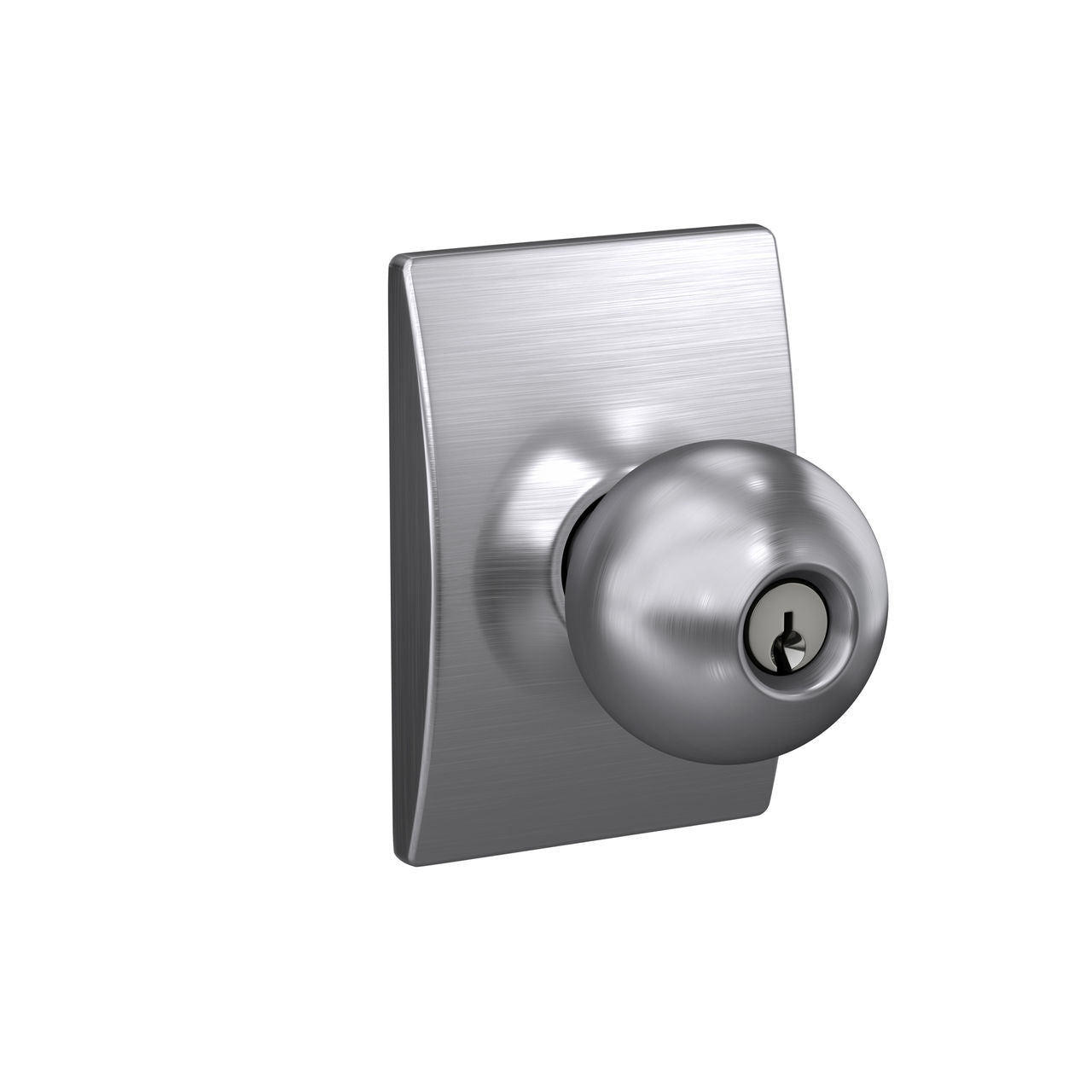 Schlage Orbit Knob with Century Rosette