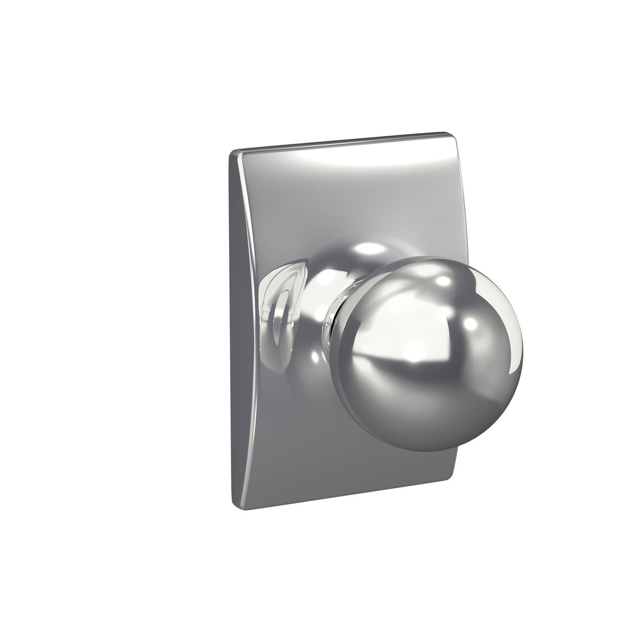 Schlage Orbit Knob with Century Rosette