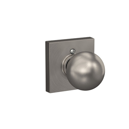 Schlage Orbit Knob with Collins Rosette