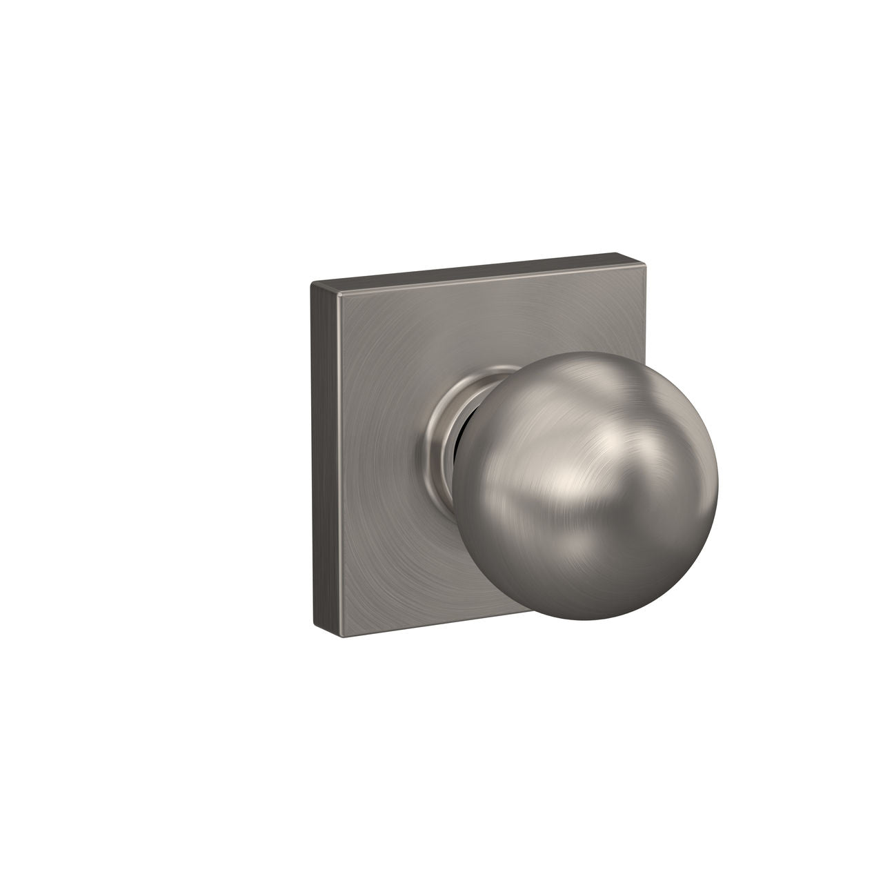 Schlage Orbit Knob with Collins Rosette