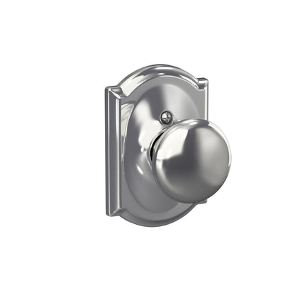 Schlage Plymouth Knob with Camelot Rosette