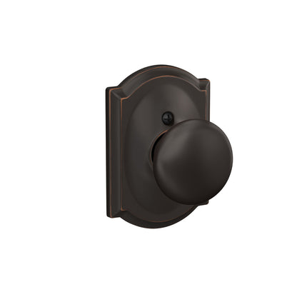 Schlage Plymouth Knob with Camelot Rosette