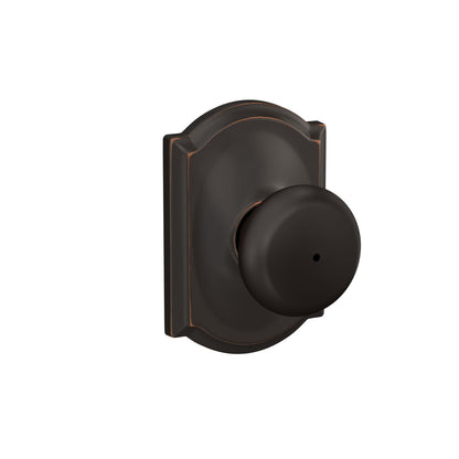 Schlage Plymouth Knob with Camelot Rosette