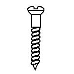 Advantage #10 x 3/4" Wood Screws Box of 200