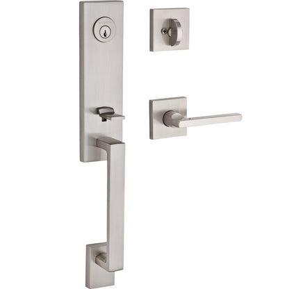 Baldwin Reserve Seattle Handleset Satin Nickel