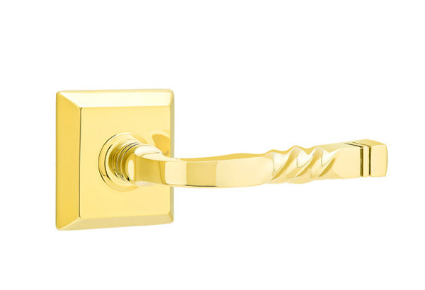 Emtek Santa Fe Lever With Quincy Rosette